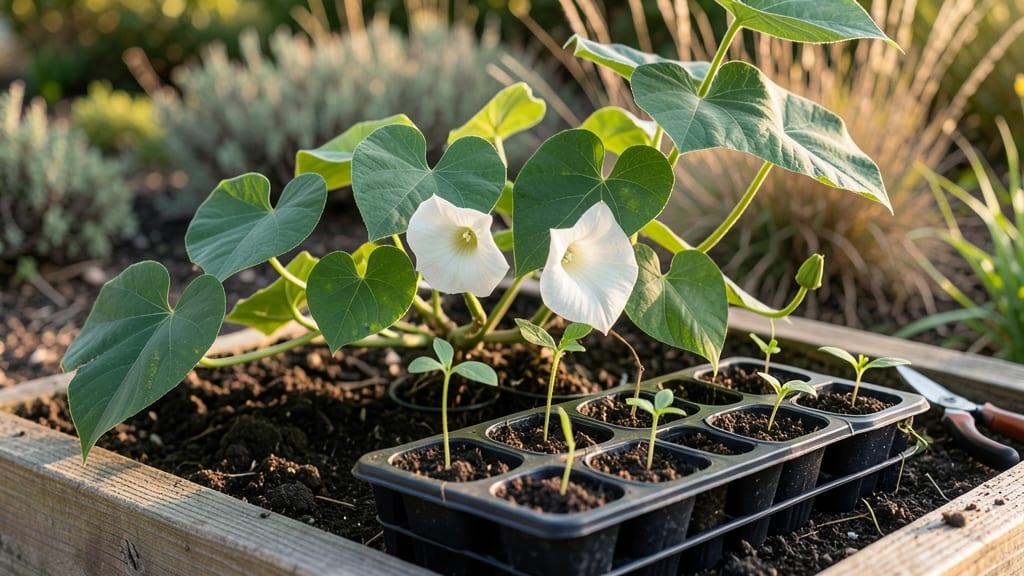Moon Flower Seedlings: Light-Loving Stems That Bloom in 60 Days