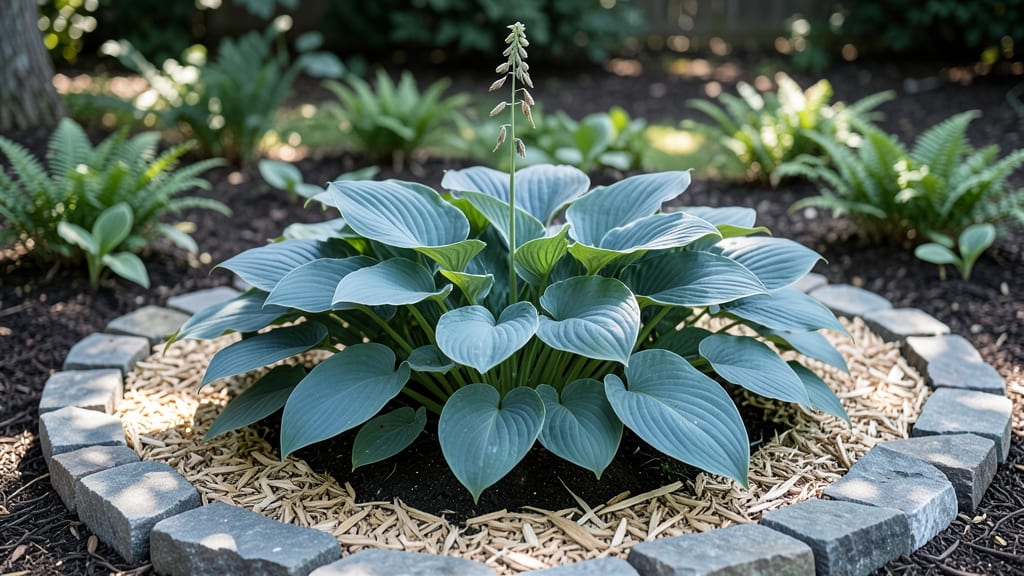 Hosta Flower Bed: Lush Canopy for Shade-Loving Garden Layers