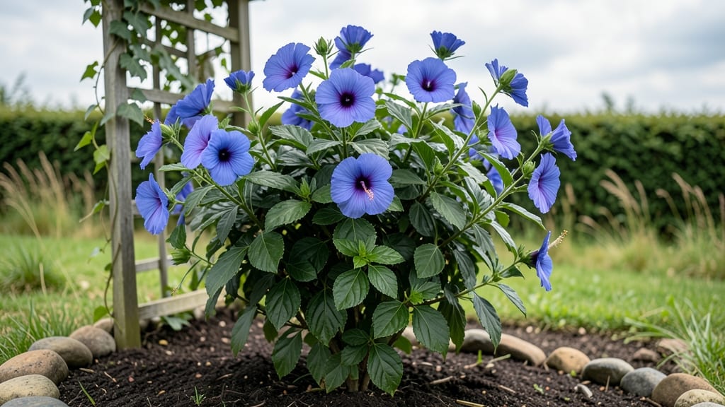 Rare Blue Hibiscus Flower: Vibrant Canopy That Thrives Year-Round