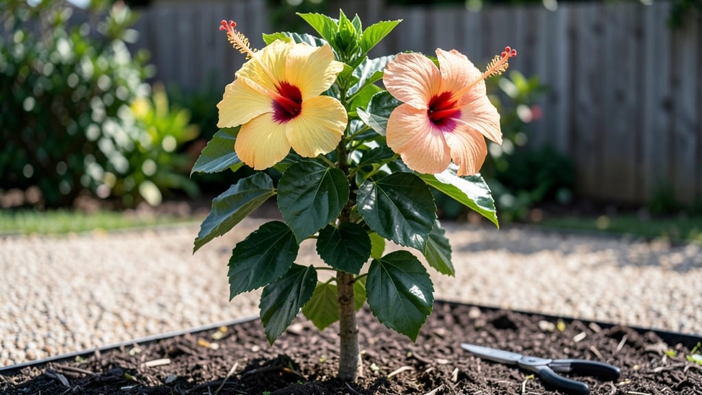 Yellow and Orange Hibiscus Flowers: Vibrant Canopy for Year-Round Garden Drama