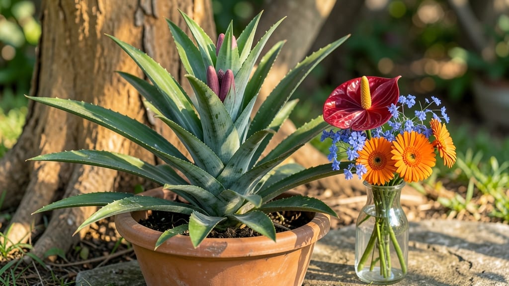 Pineapple Flower Plants: Tropical Canopy Drama in Containers