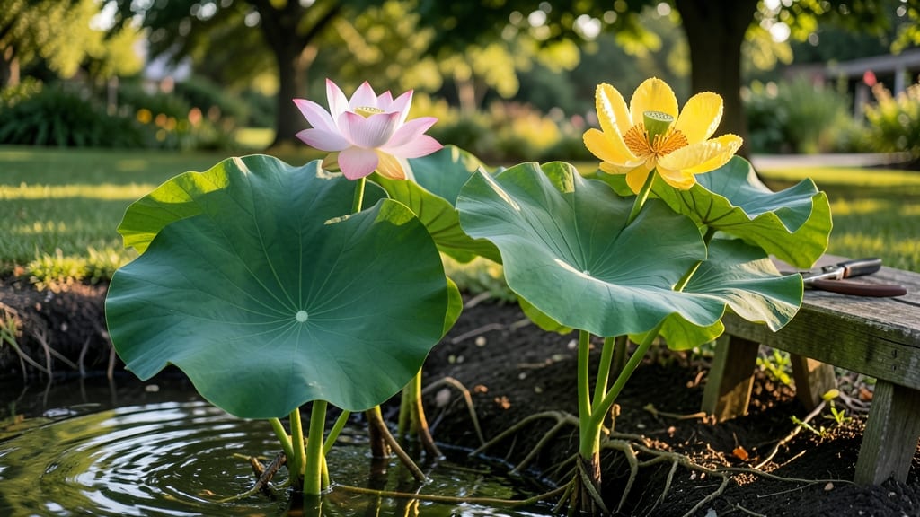 Lotus Like Flowers: Whimsical Water Garden Centerpieces With Minimal Care