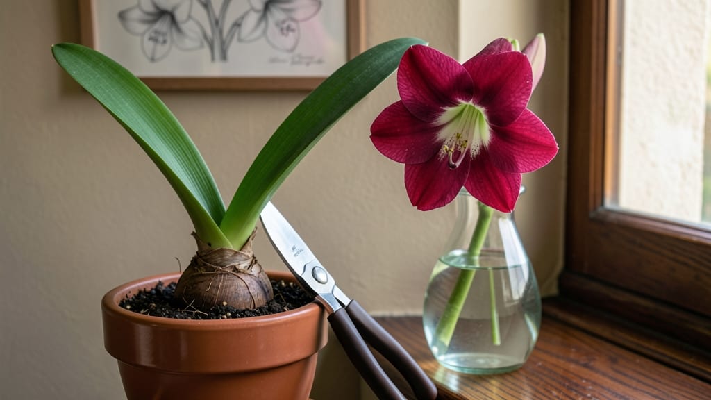 Cutting Amaryllis Flowers: Precision Tricks for Stunning Stem-Life Extension