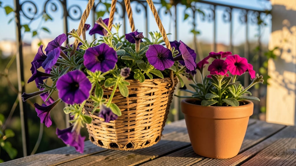 Balcony Flower Garden: Space-Saving Canopy That Thrives in Containers