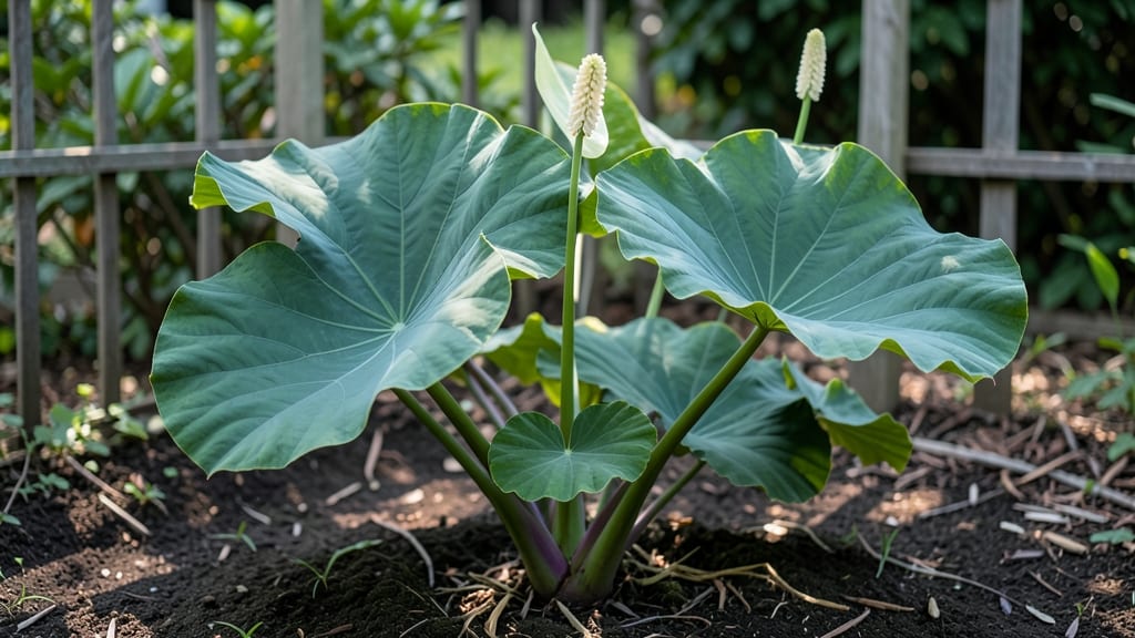 Elephant Ear Plant Flower: Bold Tropical Canopy in Containers