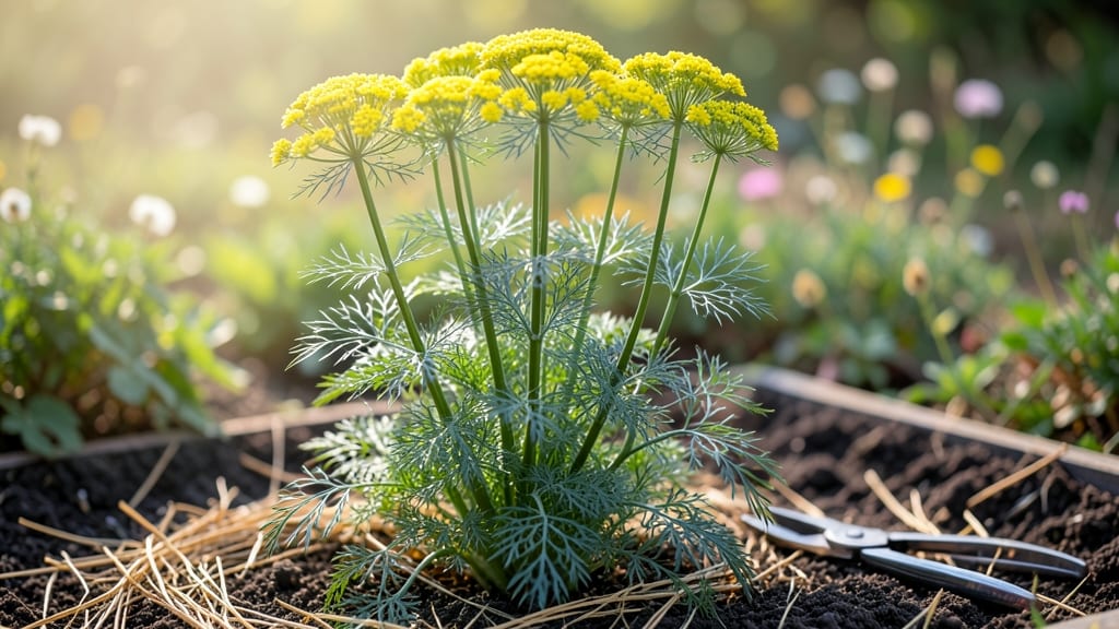 Dill With Flowers: Fragrant Pollinator Haven for Containers