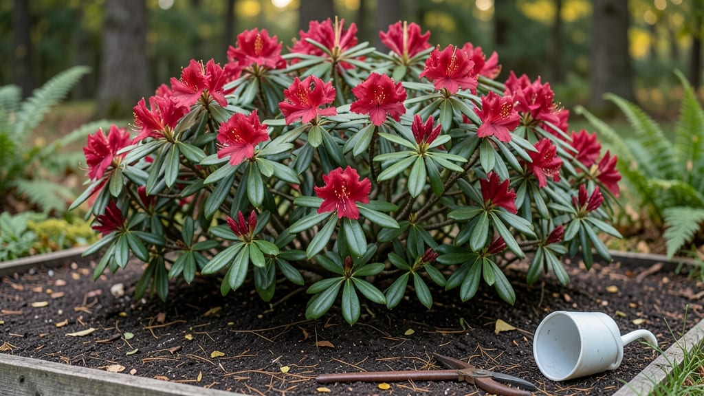 Red Flower Rhododendron Growing Guide: Cold-Hardy Canopy With Year-Round Fragrance