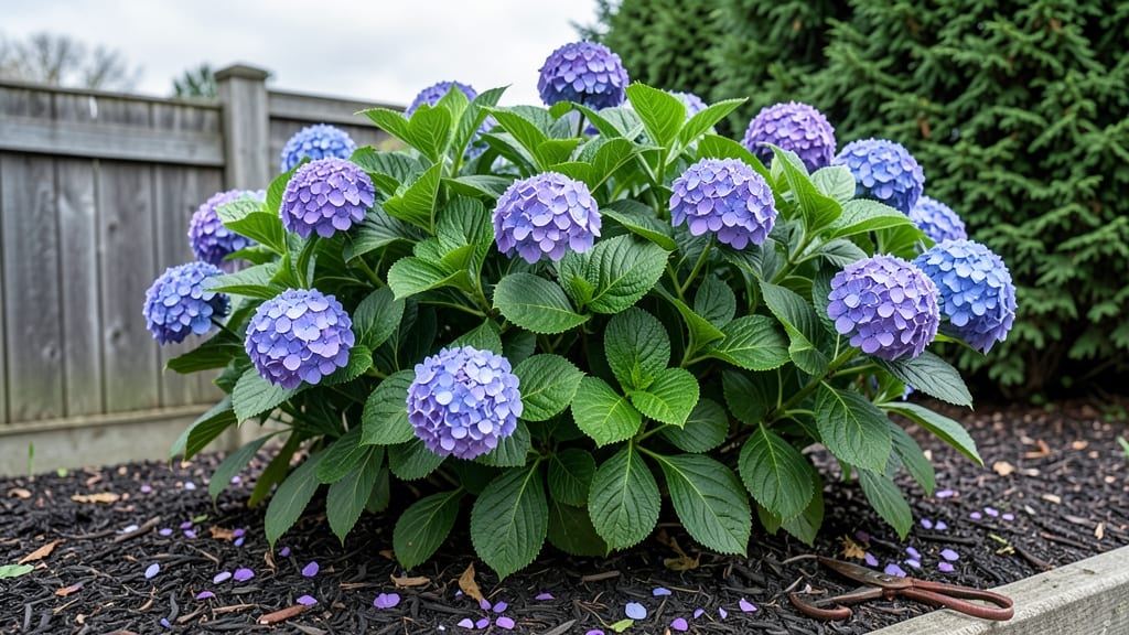 Hydrangea Flower Bed: Year-Round Color With 3 Seasonal Trims