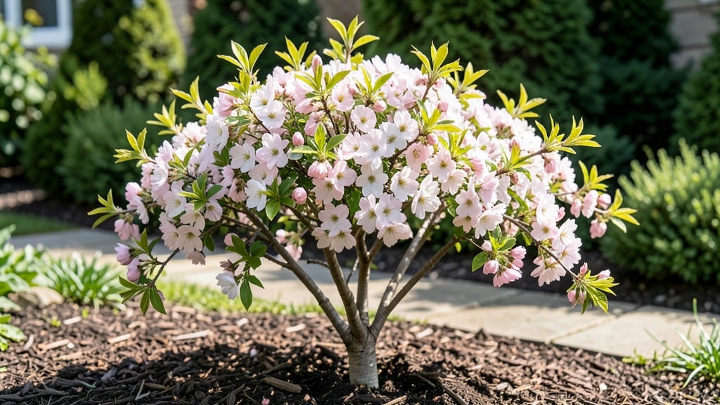 Dwarf Flowering Almond: Compact Canopy Care for Containers & Small Gardens