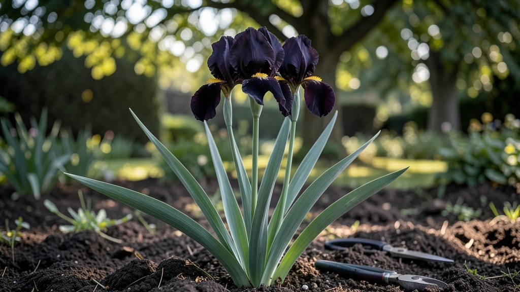 Black Iris Flower Growing Guide: Cold-Hardy Canopy With Dramatic Year-Round Blooms
