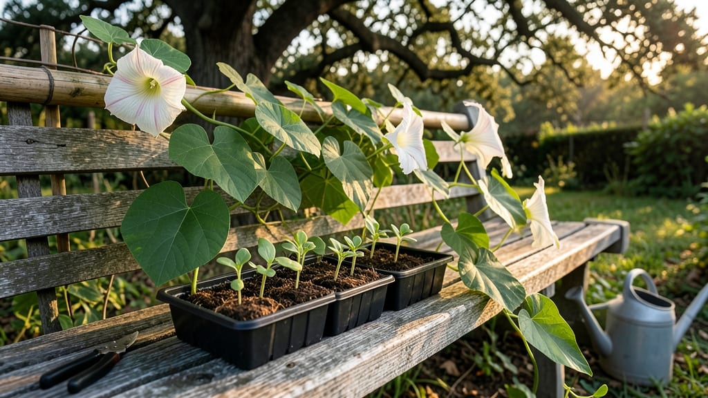 Moonflower Seed Grow a Garden: Fast-Germinating Climbers for Nighttime Garden Magic