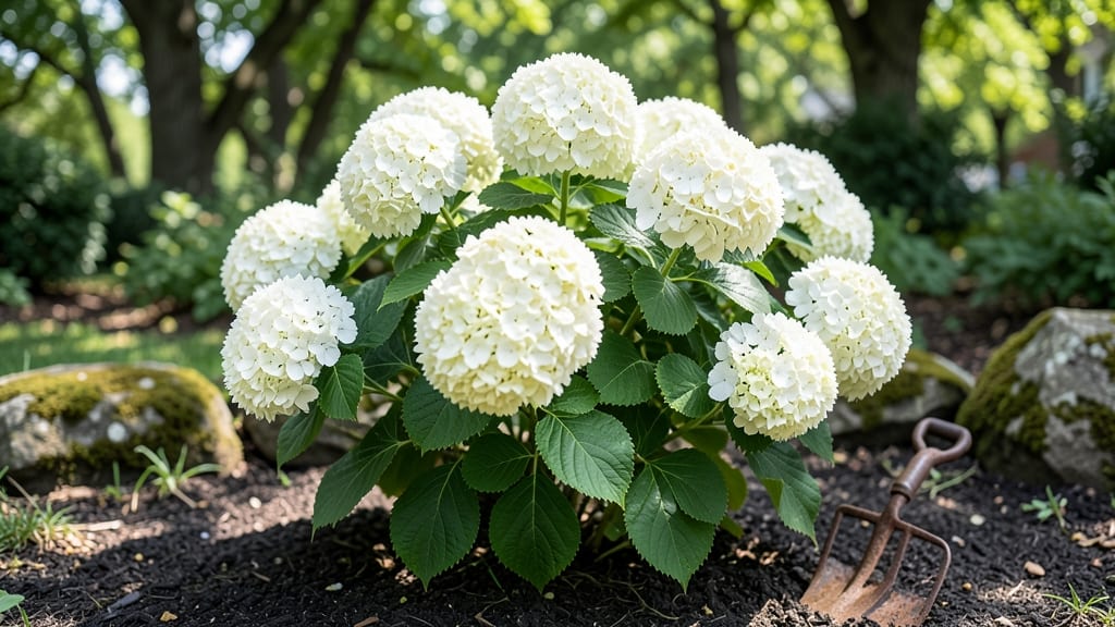 White Hydrangea Flowers: Romantic Canopy for Weddings and Garden Elegance