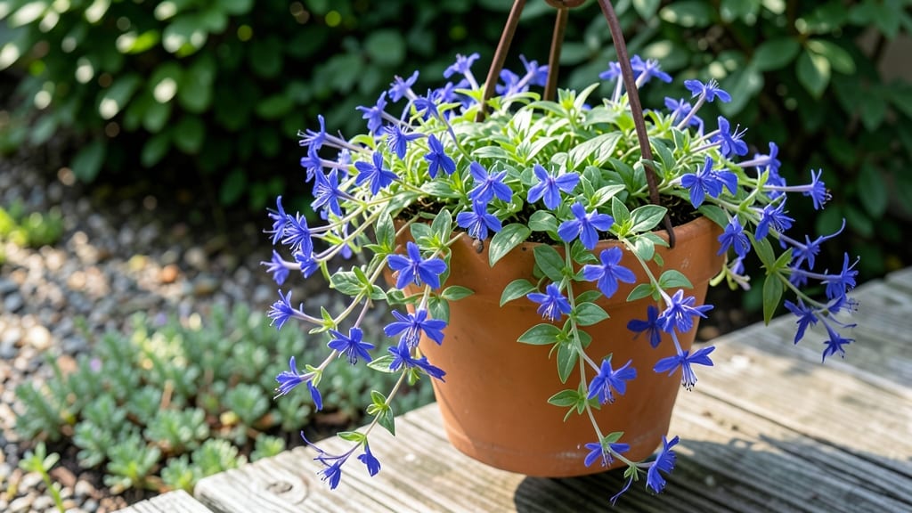 Blue Enchantment Flower: Dwarf Canopy Care for Containers