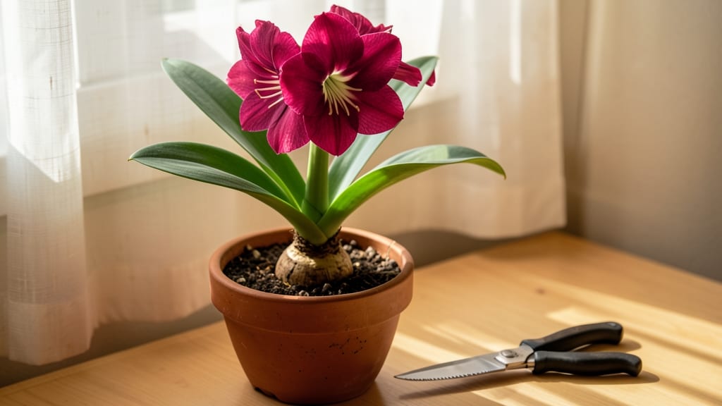 How to Cut Amaryllis Flower Stalks: Precision Trimming for Next Season’s Blooms
