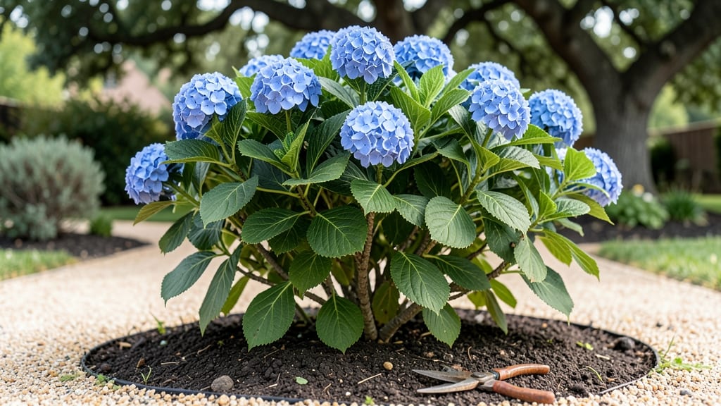 Branched Cluster of Flowers: Pollinator Paradise With Year-Round Blue Blooms