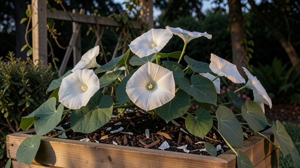 Moonflower Vine Pictures: Ethereal Nocturnal Beauty for Your Garden