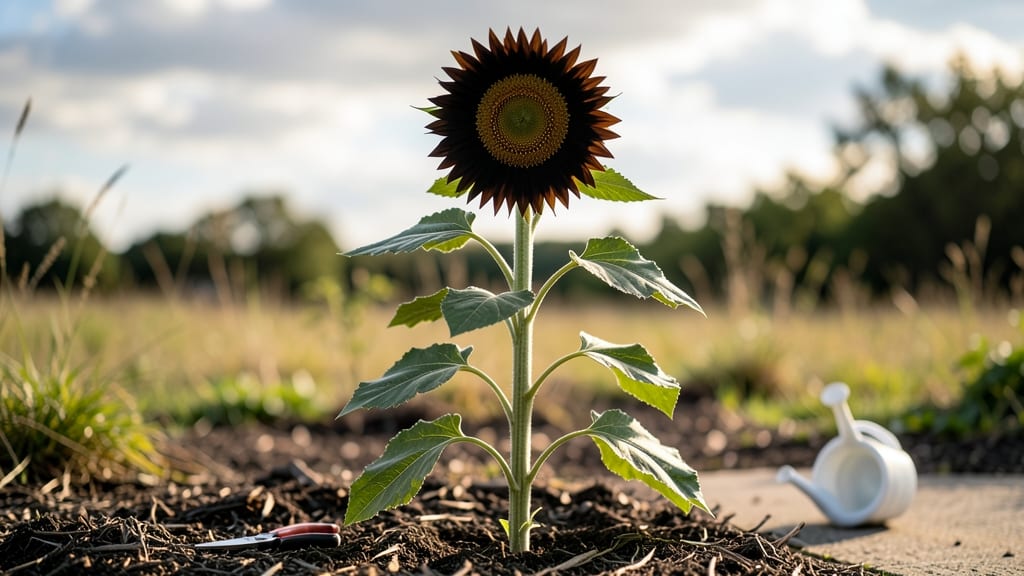 Black and White Sunflower Recipe: Bold Contrast for Striking Garden Focal Points