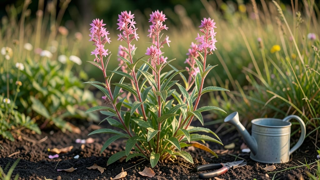 Knotweed Pink Flowers: Year-Round Canopy of Fragrant Blue-Pink Spikes