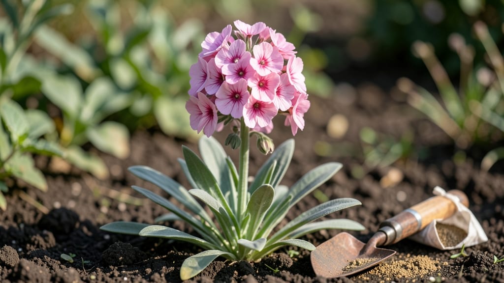 Pink Flower Close-Up: Bold Vertical Drama for Striking Garden Focal Points